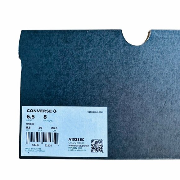 ⭐Rare Converse Chuck Taylor All Star Cruise 8 Women Shoes Sneakers White A10285C - Picture 8 of 13